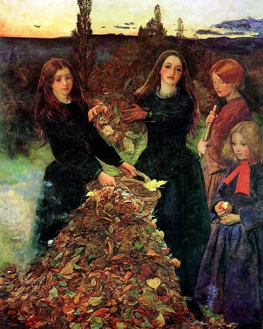 Autumn Leaves by Sir John Everett Millais 